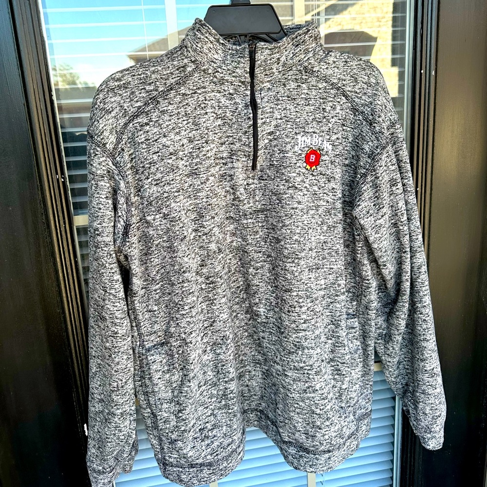 EUC Authentic Jim Beam 1/4 zip pullover